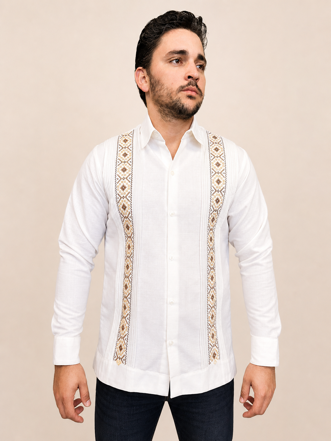 Guayabera Camilo blanca