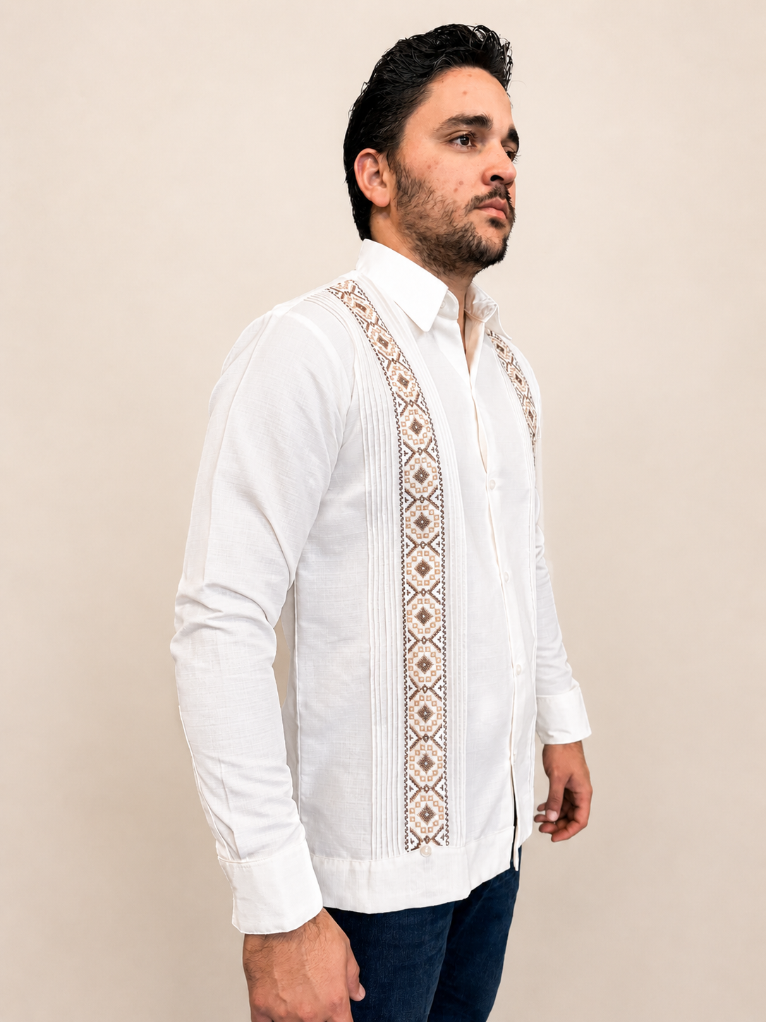 Guayabera Camilo blanca