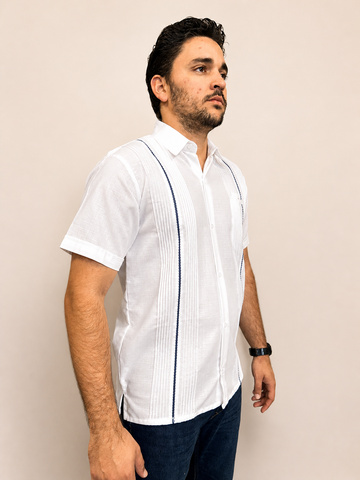 Guayabera Picueta blanca